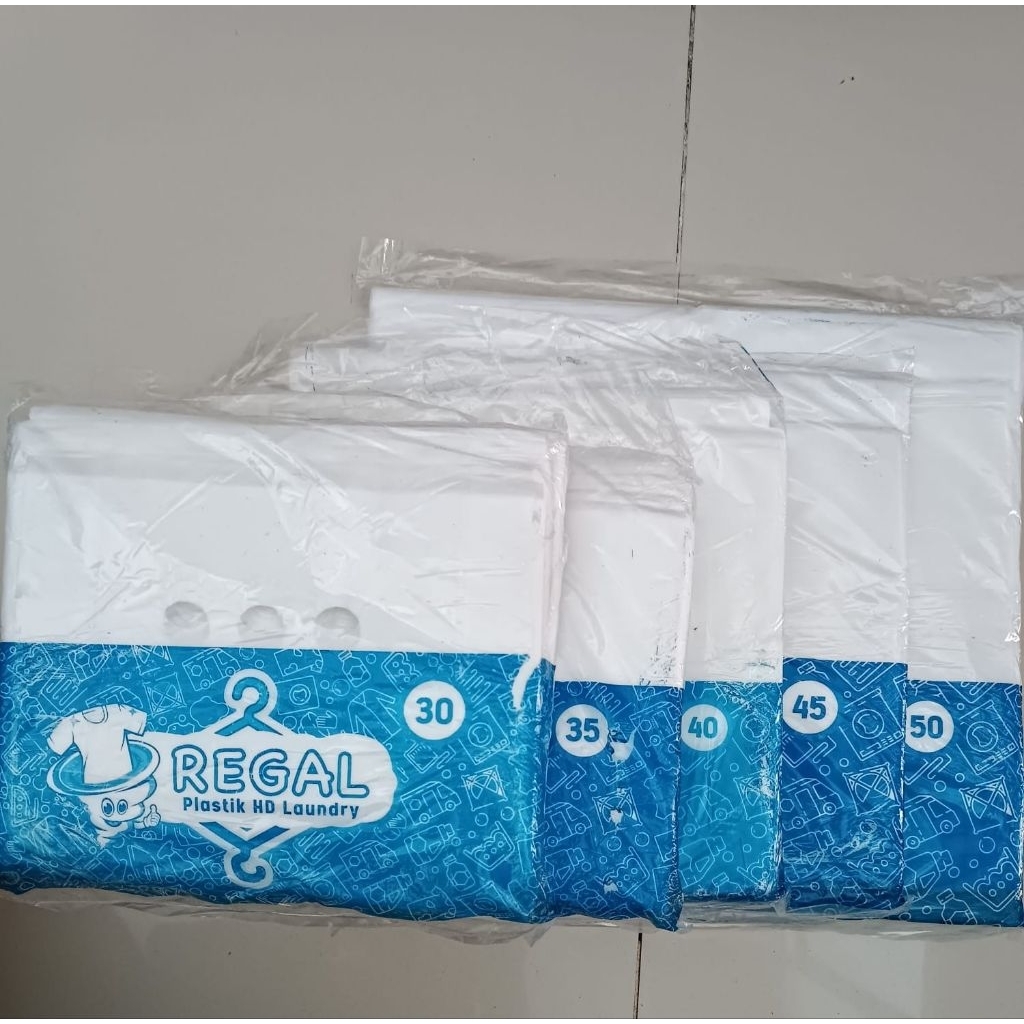 Tivana Home Plastik Laundry Hd Jinjing 3 Jari (1Kg), Plastik Loundry Kiloan, Plastik Jinjing
