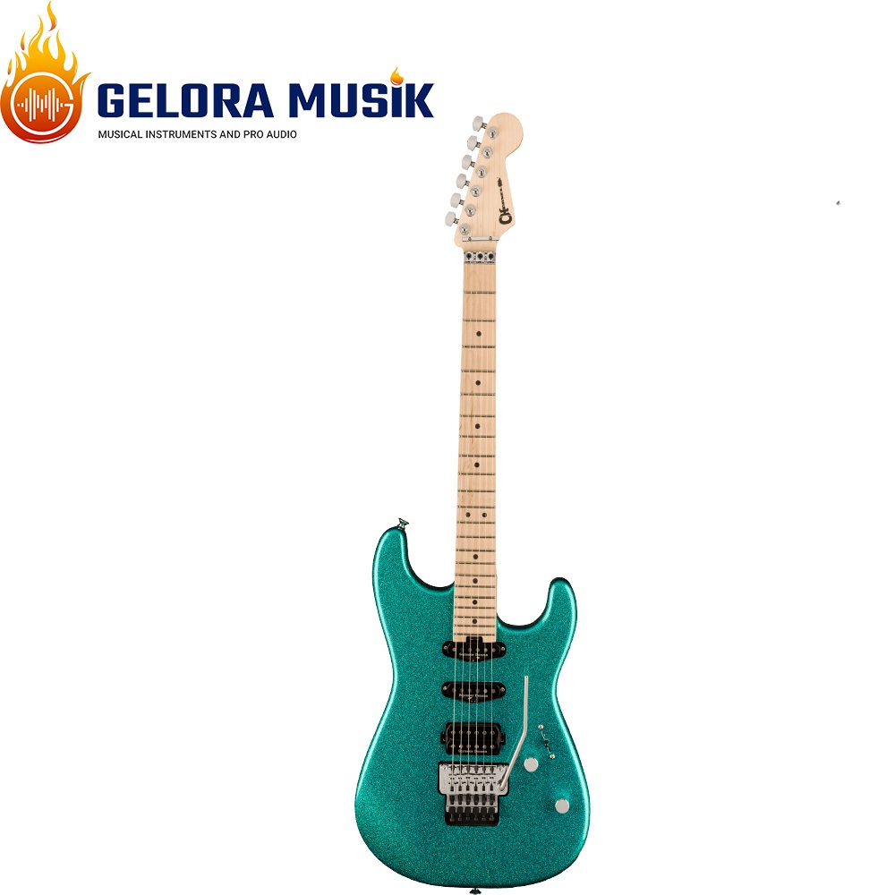Gitar Elektrik Charvel Pro-Mod San Dimas Style 1 HSS FR, Aqua Flake