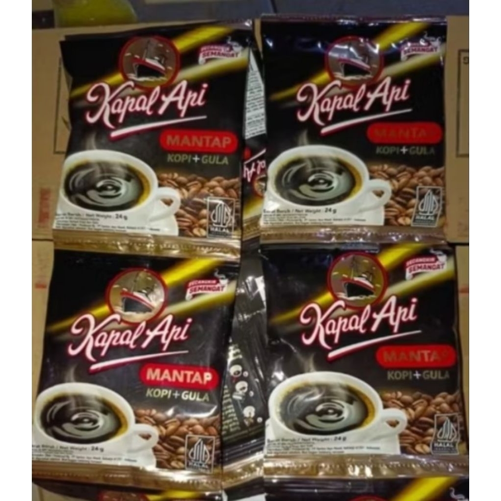 

Kopi kapal api mantap 1 sachet 25gr