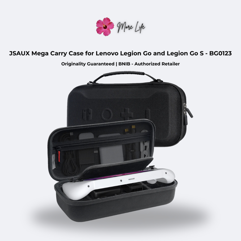 JSAUX BG0123 Mega Carry Storage Case for Lenovo Legion Go, Tas Lenovo Legion Go, Hand carry Lenovo L