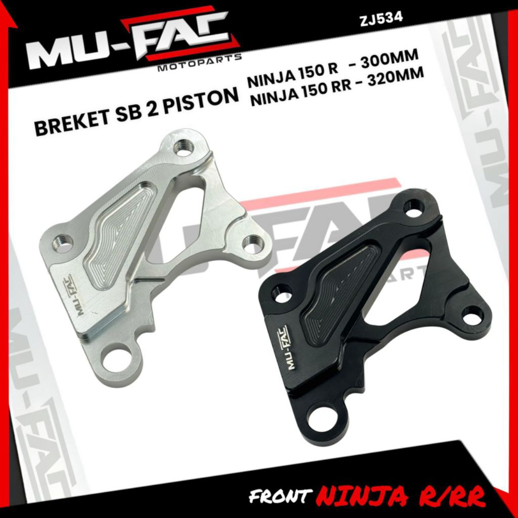 BREKET MUFAC IMPORT KALIPER 2P 2 PISTON SB - 2P SAMURAI BRAKE NISSIN SAMURAI / RCB S1 BRAKER NINJA 1