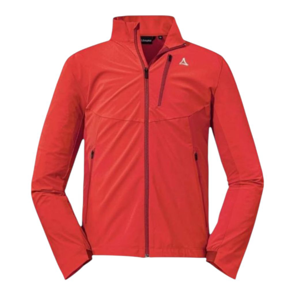 SCHOFFEL AVDALEN SOFTSHELL MEN'S JACKET - GOJI BERRY