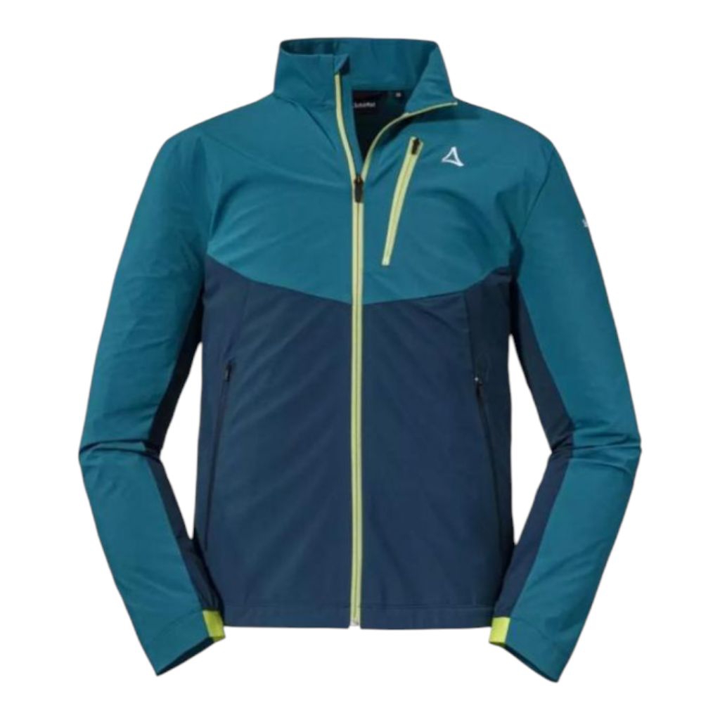 SCHOFFEL AVDALEN SOFTSHELL MEN'S JACKET - LAKEMOUT BLUE