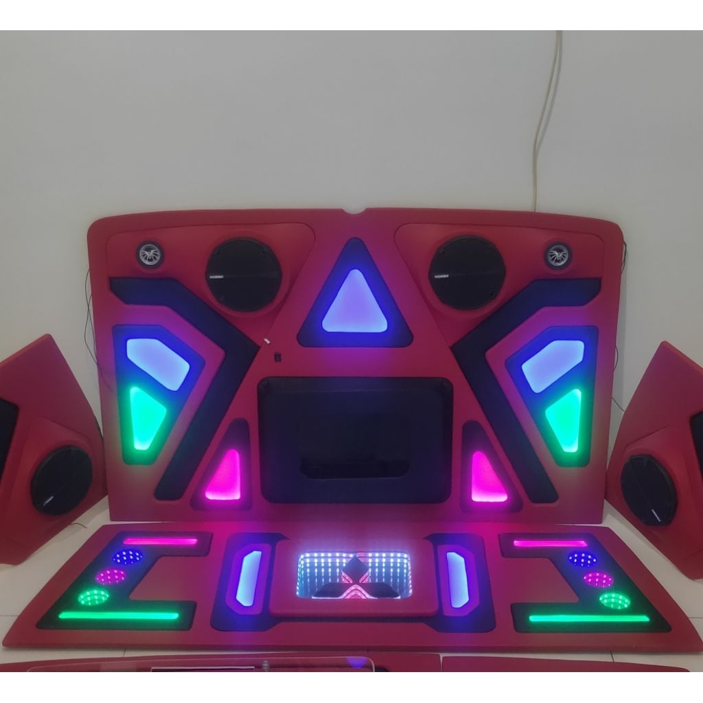 Interior custom L300  Plafon+dinding belakang