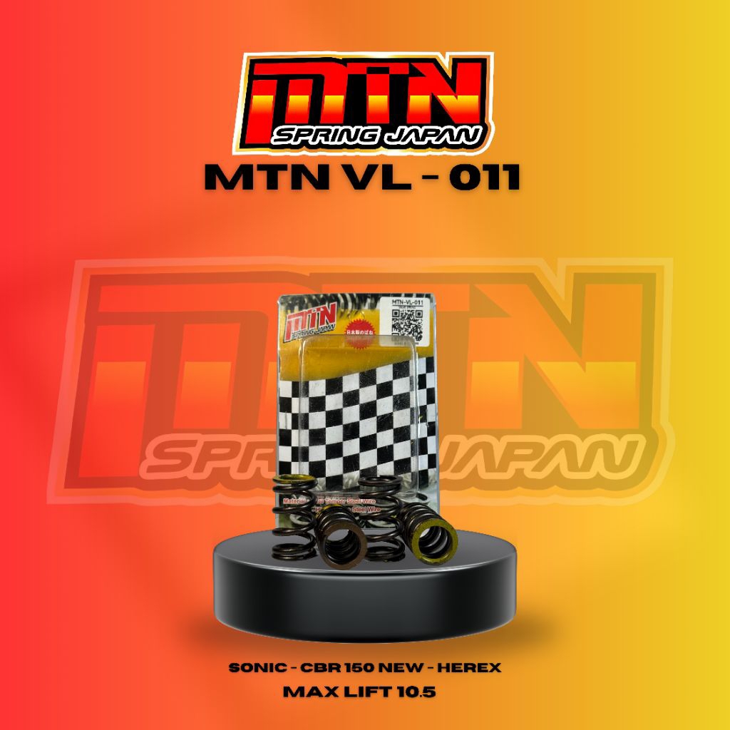 Per Klep Swedia Sonic/CB150R/CBR150R/Supra GTR Original MTN Spring Japan VL-011