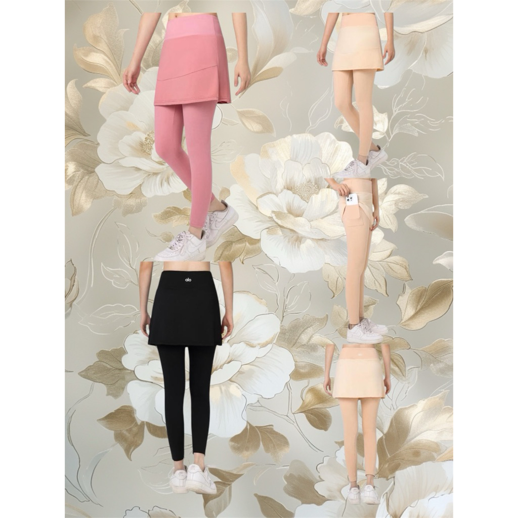 CELANA ROK LEGING PENDEK PANJANG OLAHRAGA WANITA RUNNING