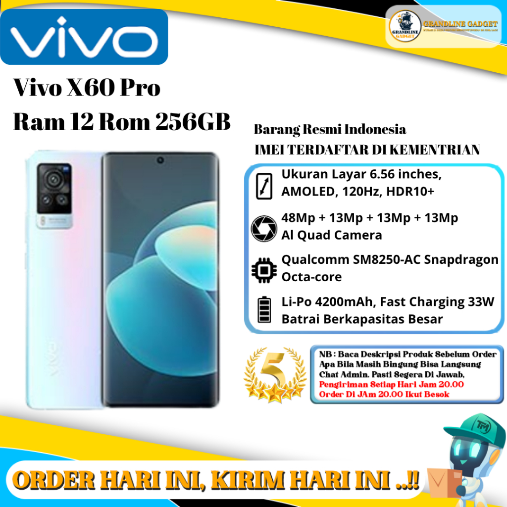 Vivo X60 Pro Ram 12 Rom 256GB