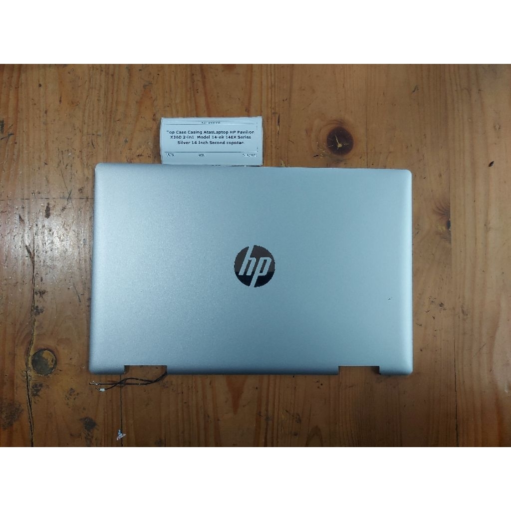 Top Case Casing Atas Laptop HP Pavilion X360 2IN 1 Model 14-ek 14EK Series Silver 14 iInch second co