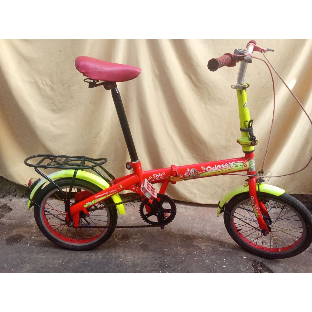 sepeda lipat odessy 16" second