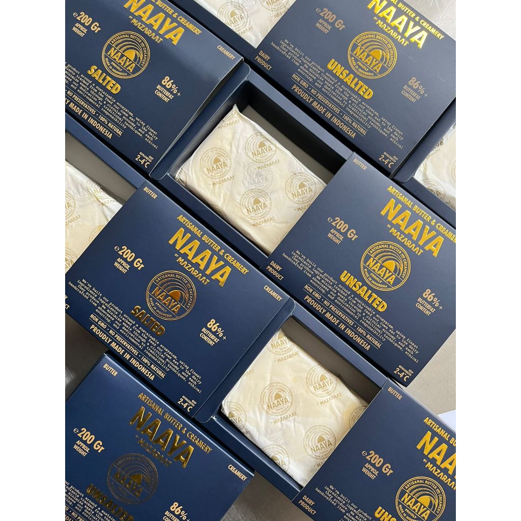 

NAAYA Artisan Butter Unsalted and Salted 200Gr