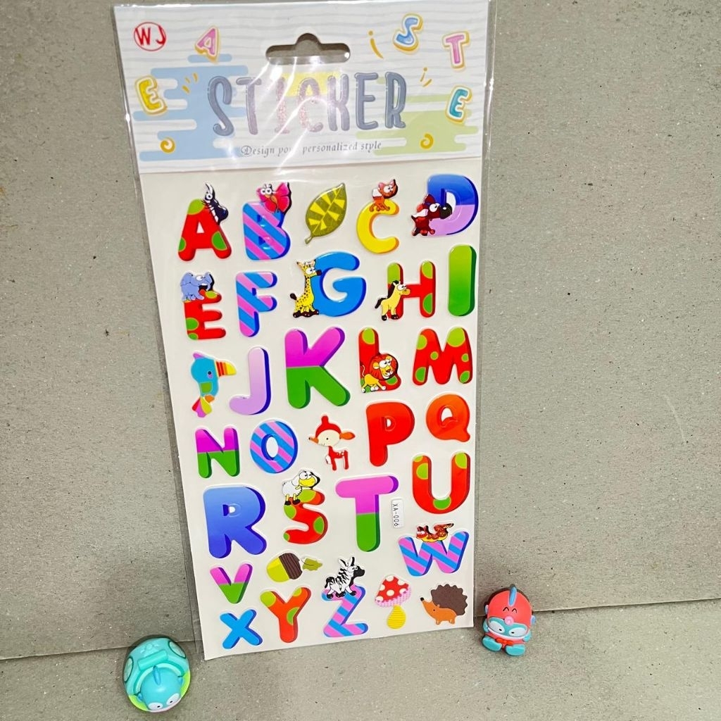 

Stiker Alfabet Dekorasi