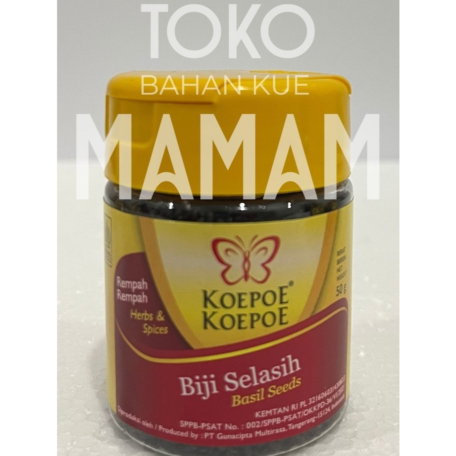 

Biji Selasih Koepoe-Koepoe – Topping Minuman, Es & Dessert | Halal
