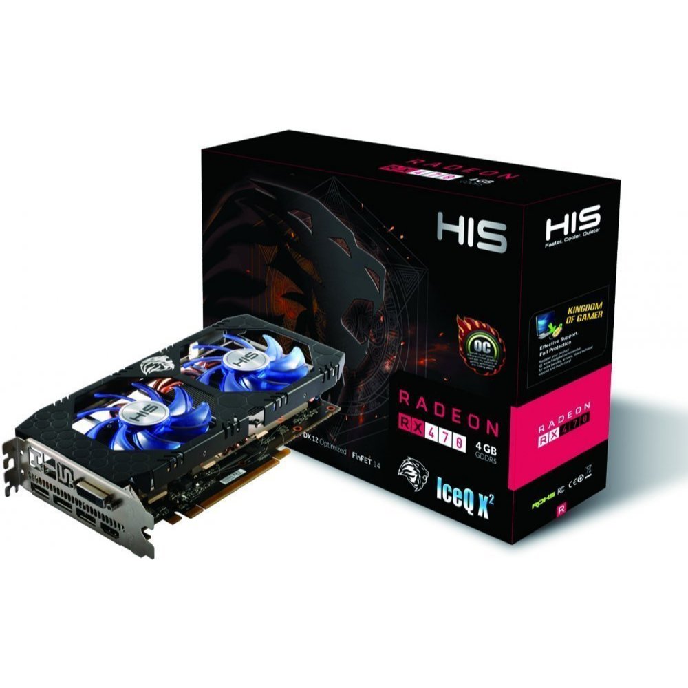 HIS dan XFX radeon rx 470 rx 570 fan satu set.