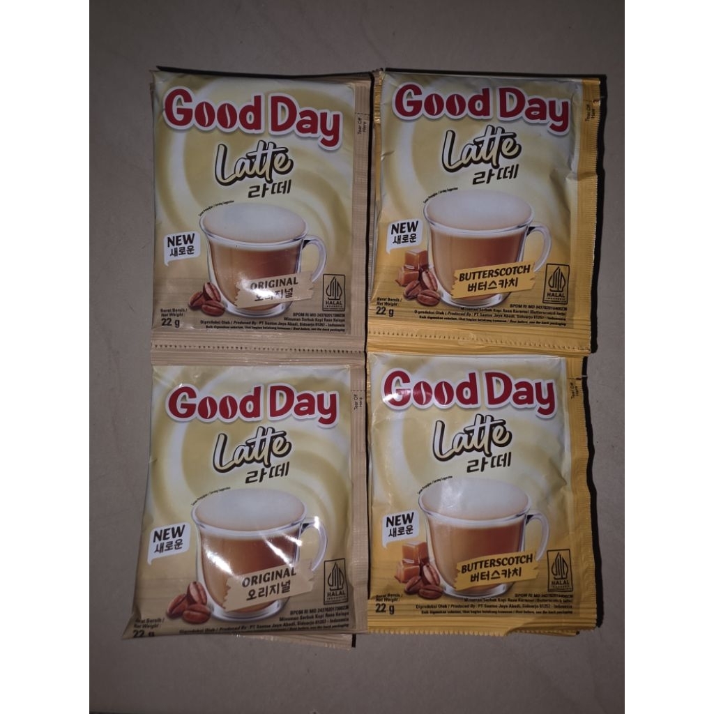 

GOOD DAY LATTE - BUTTERSCOTCH 1 Renceng isi 10