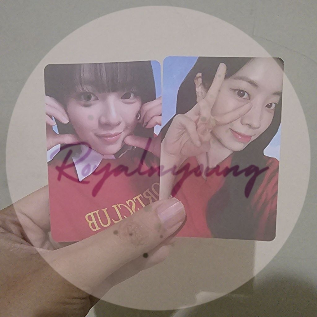 Photocard PC Richeese Twice Jongyeon Dahyun