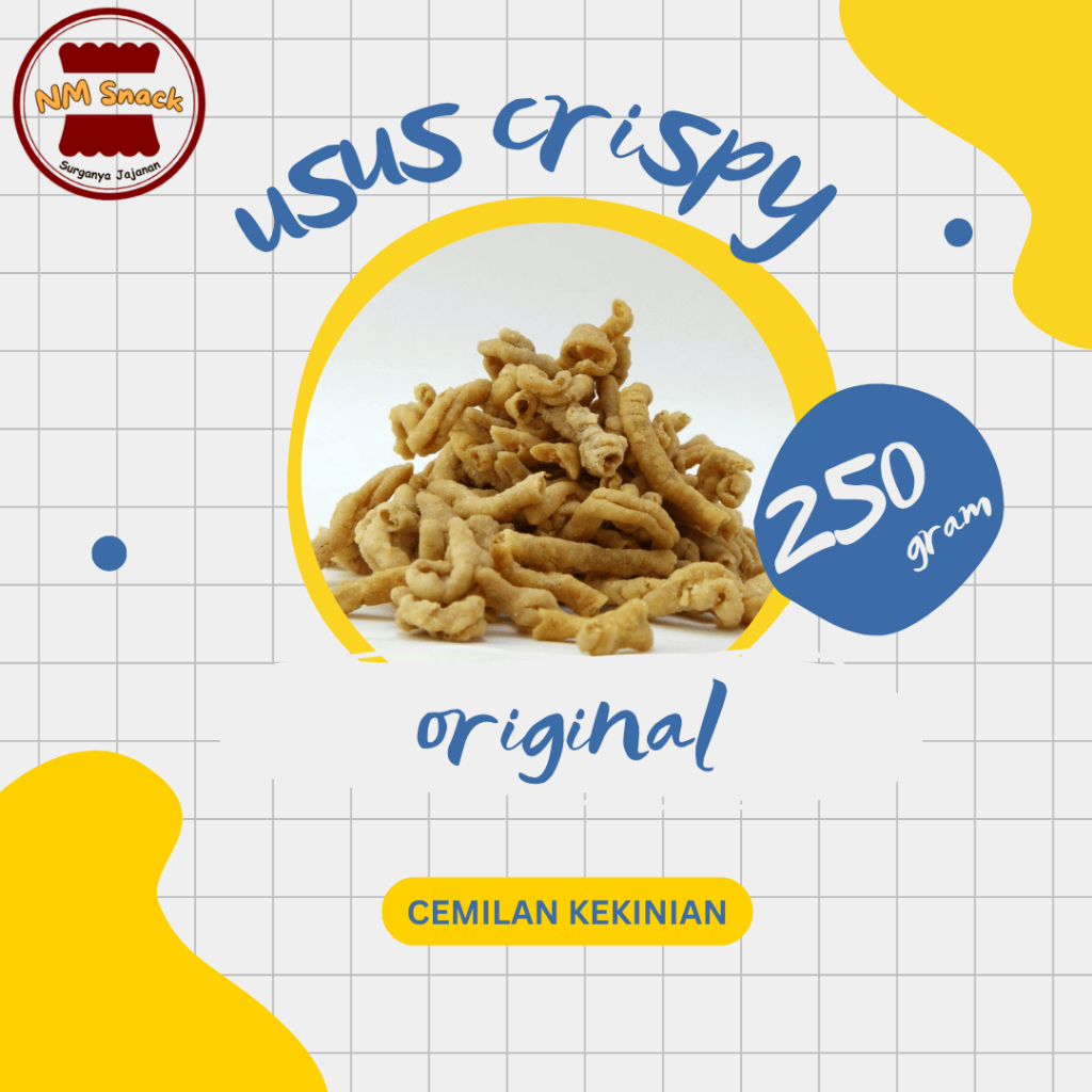 

Usus Crispy Original 250 gram
