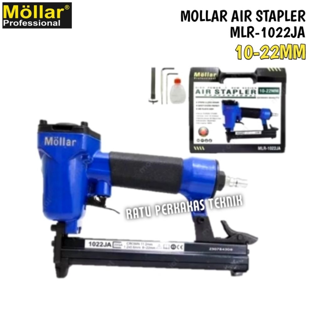 

Mesin Staples Tembak Mollar - Air Stapler 10-22mm - Pneumatic Staple Gun - Hector Blow MLR-1022JA