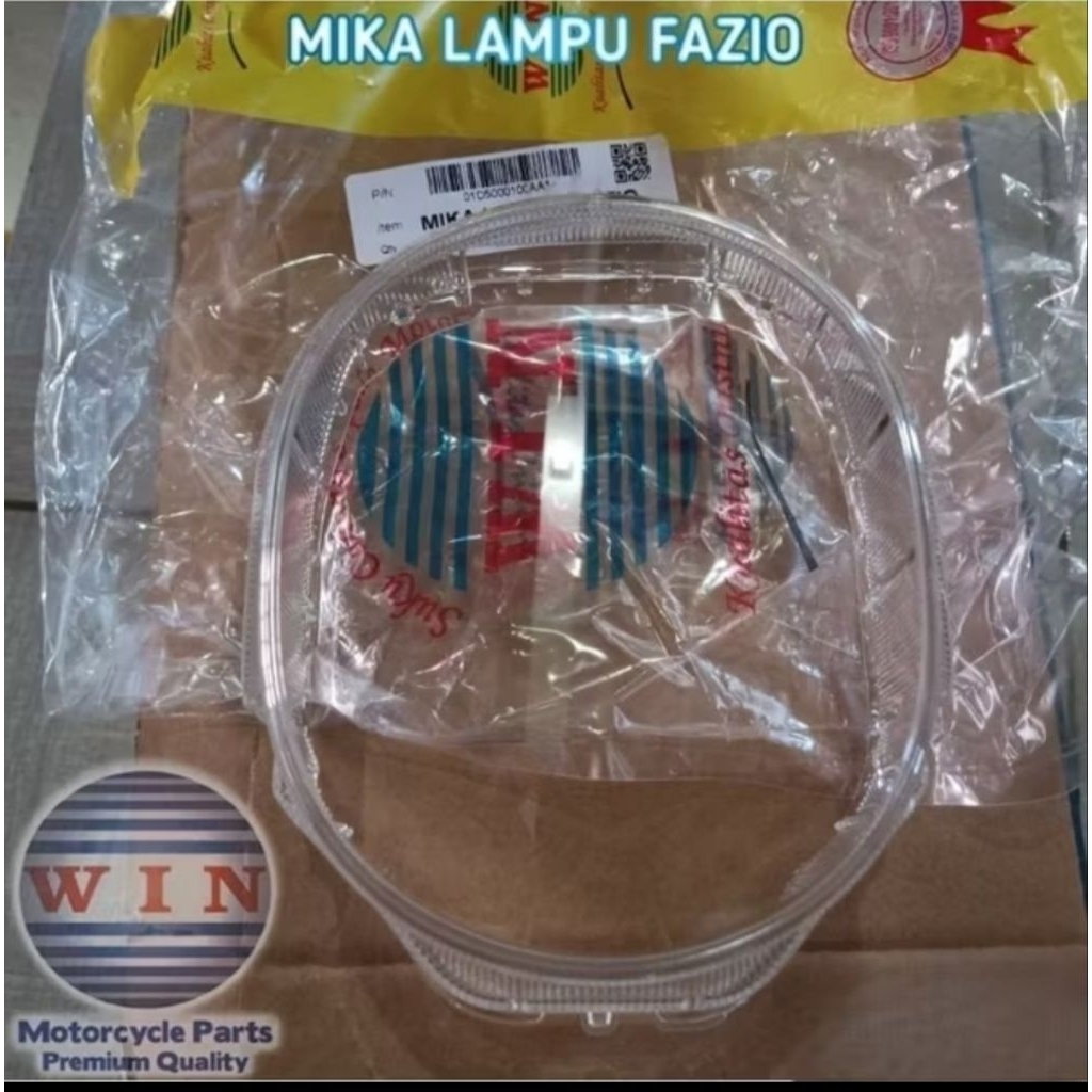 Mika lampu depan Fazzio kaca lampu fazzio
