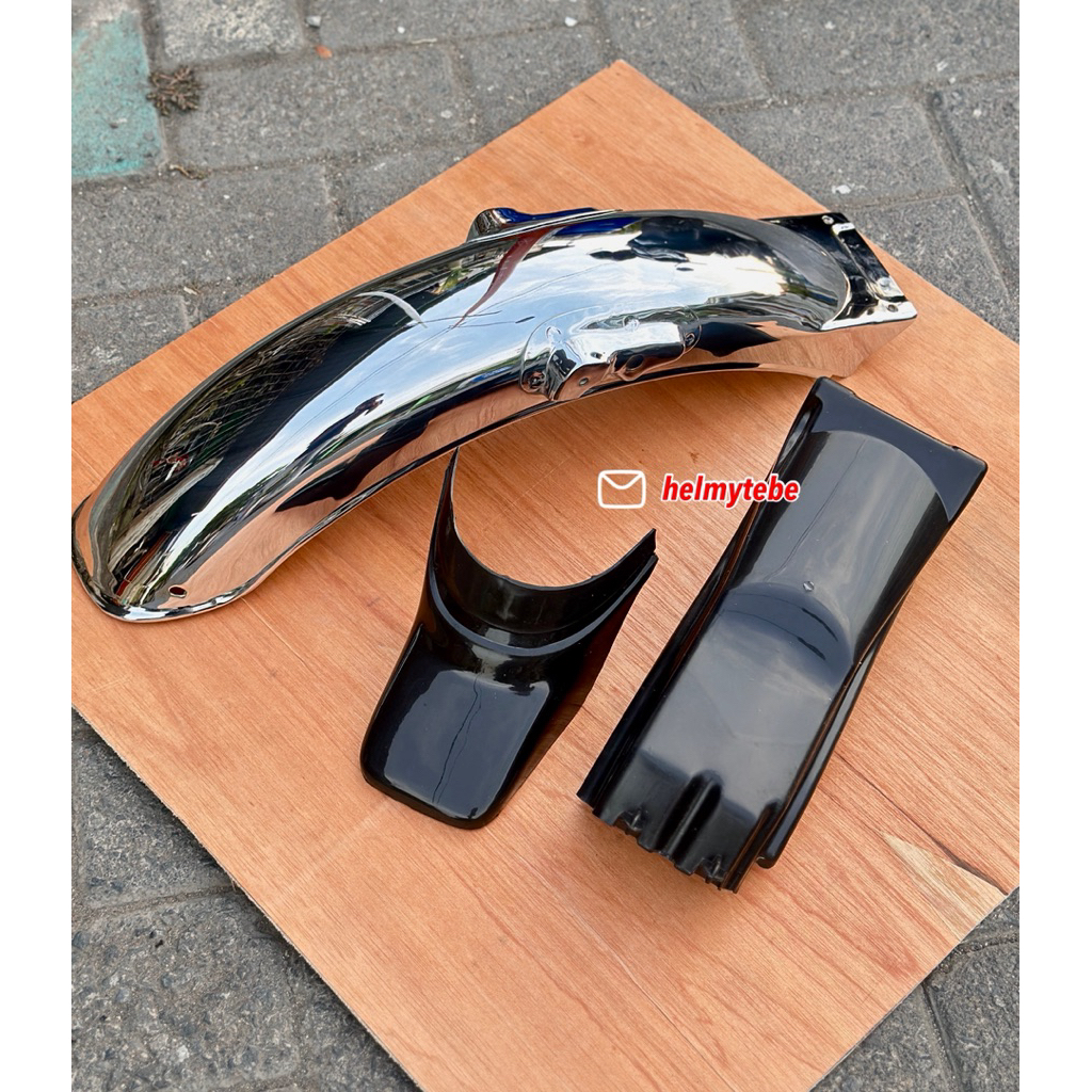 slebor belakang gl100 gl125 set sambungan kepet /  sambungan spakbor selebor gl100 pres nganjuk