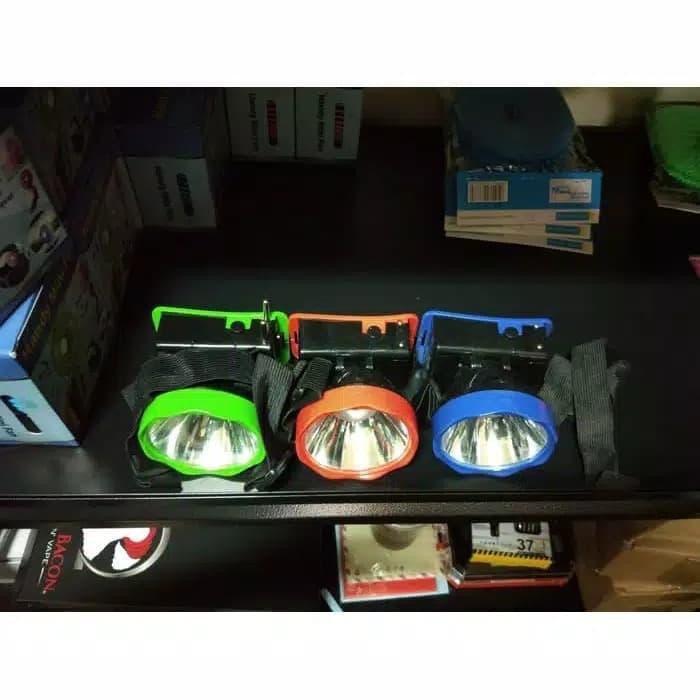 Senter Kepala Head lamp Light LED isi ulang senter camping travel new toko cica murah