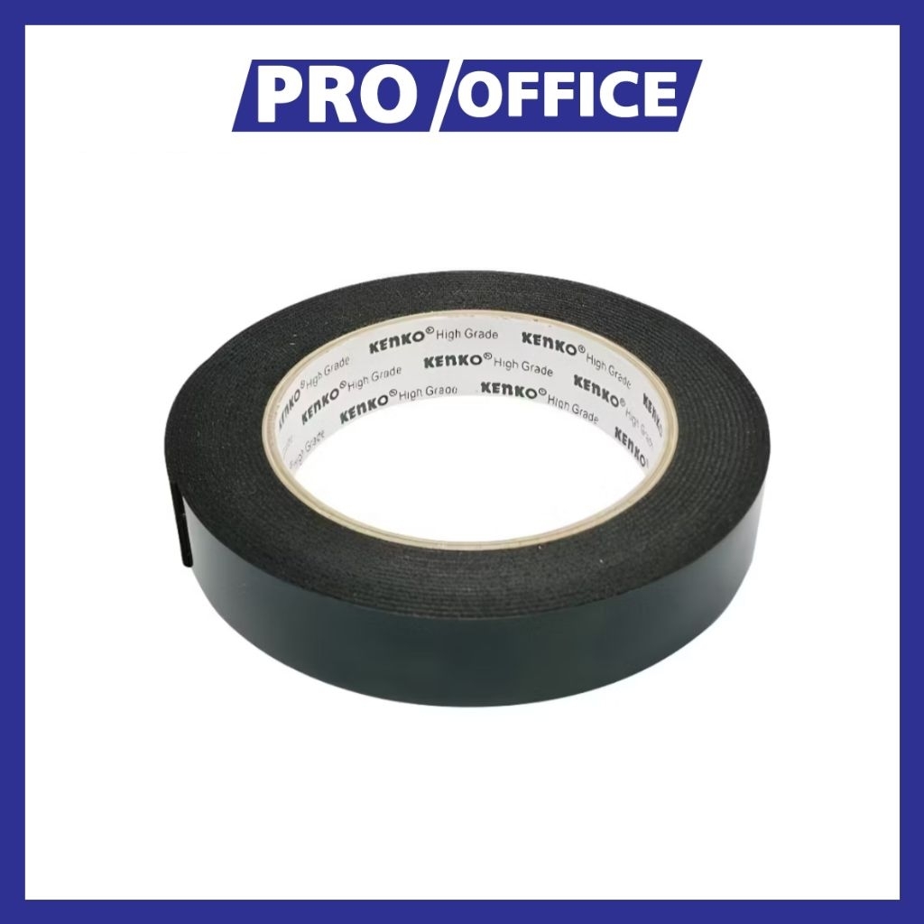 

ProOffice - Double Tape Foam / Busa Kenko – Ukuran 1 Inch, Perekat Serbaguna
