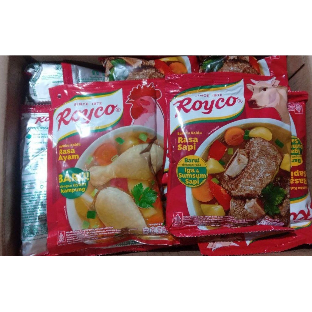 

SIAP KIRIM ECERAN Royco 220g ayam sapi