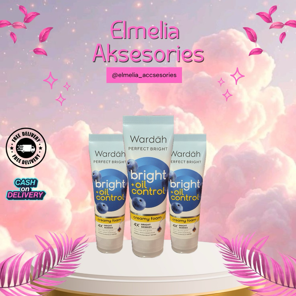 wardah perfect bright creamy foam