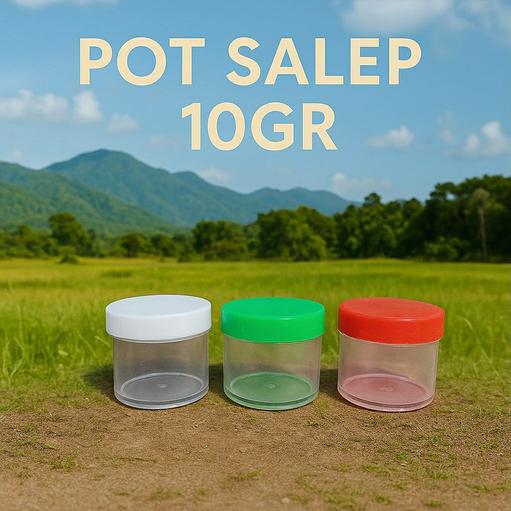 50pcs COD pot salep 10gr 10gram 10cc/pot kosmetik 10gram/ pot urine 10ml