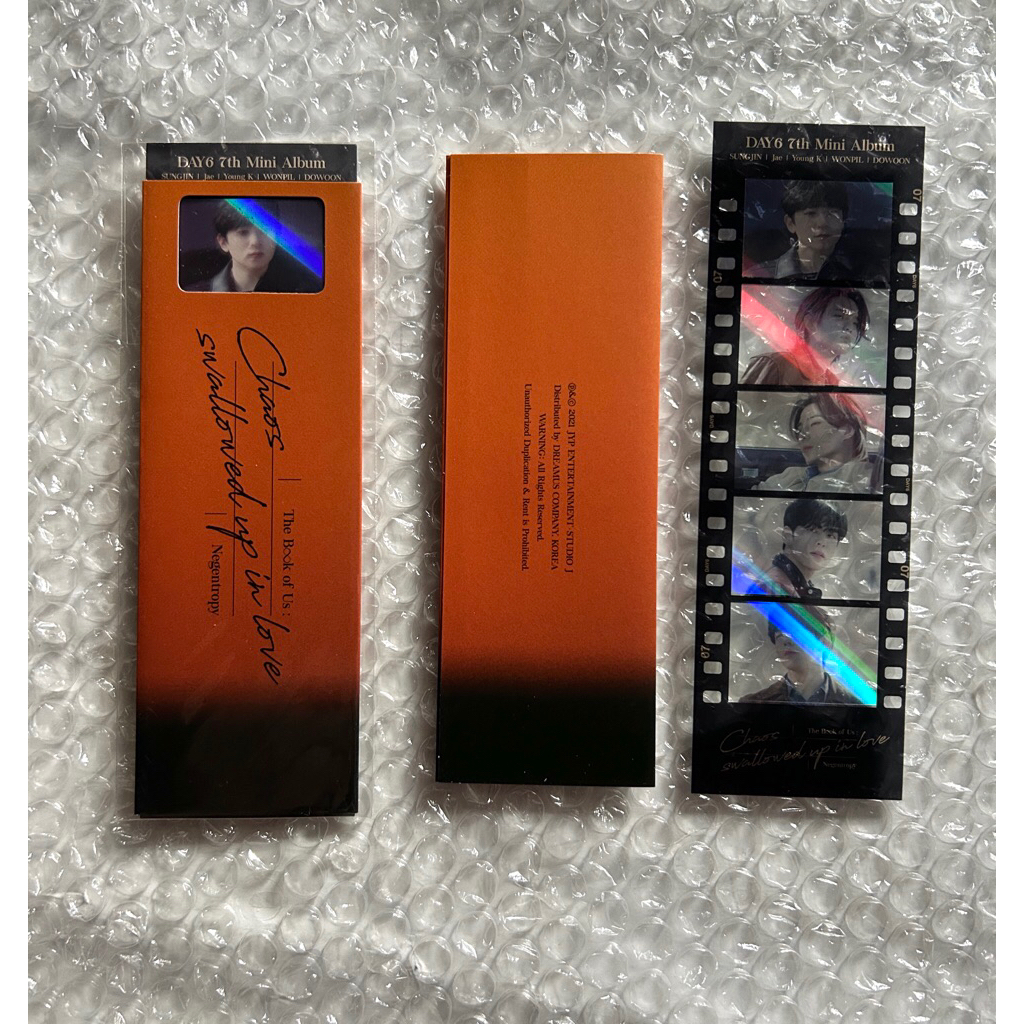 [Ready] DAY6 - THE BOOK OF US NEGENTROPY Film Roll Bookmark Only