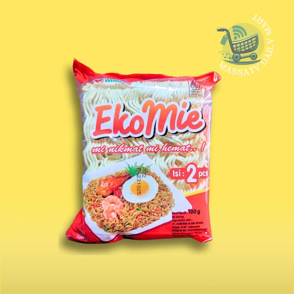 

EKOMIE MIE KERING 100 gram ISI 2 PCS (TANPA MINIMAL ORDER)