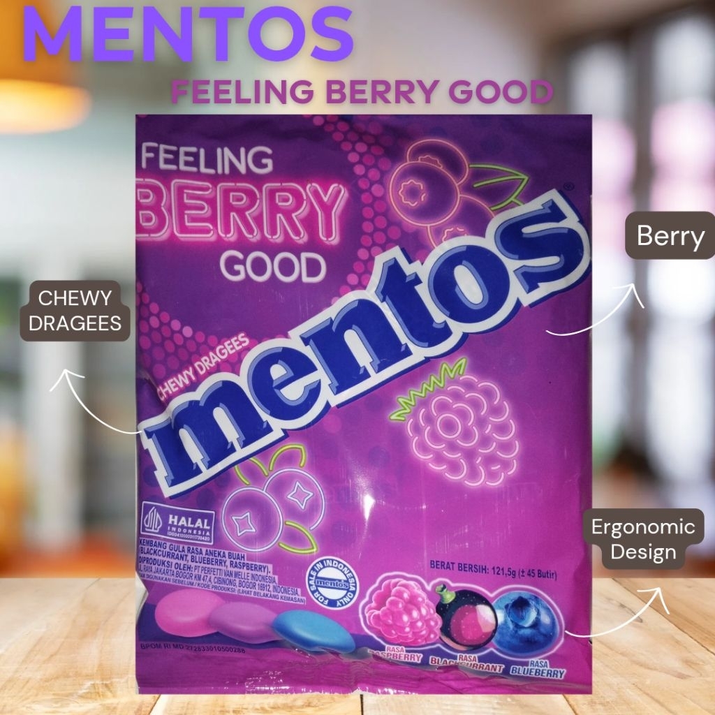 

Mentos Feeling BERRY Good 121,5gr