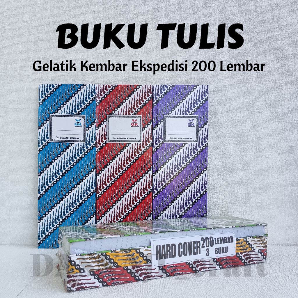 

( 1 pack / 3 pcs ) Buku Tulis Ekspedisi Gelatik Kembar 200 Lembar Buku Ekspedisi Gelatik 200 Lembar Buku Ekspedisi Buku Batik Buku Hardcover