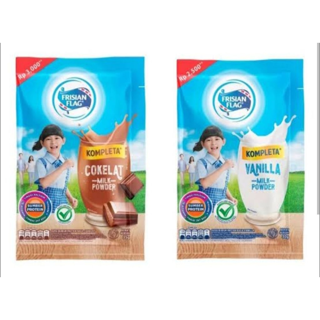 

FRISIAN FLAG KOMPLETA SASHET Vanila/Coklat