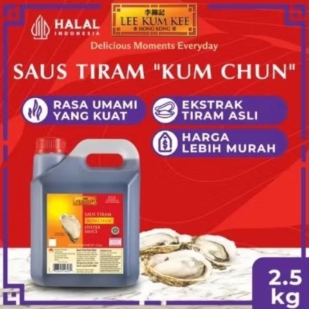 

Lee Kum Kee Saus Tiram Kum Chun 2.5kg