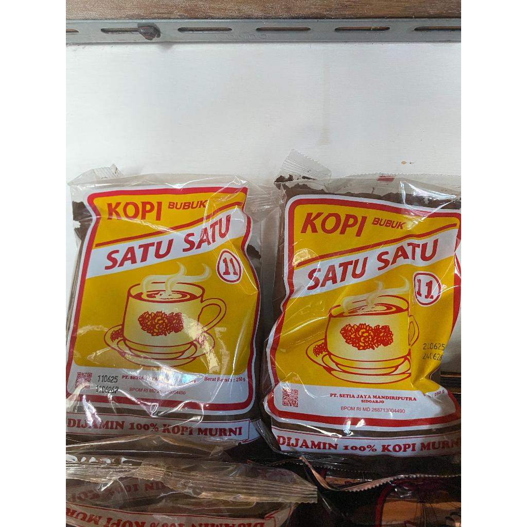

KOPI BUBUK SATU SATU 250 GRAM KOPI HITAM MURNI