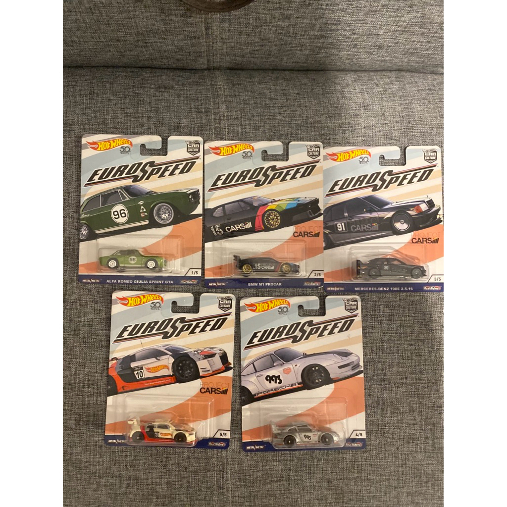 Hotweels Edisi Euro Speed 50thn