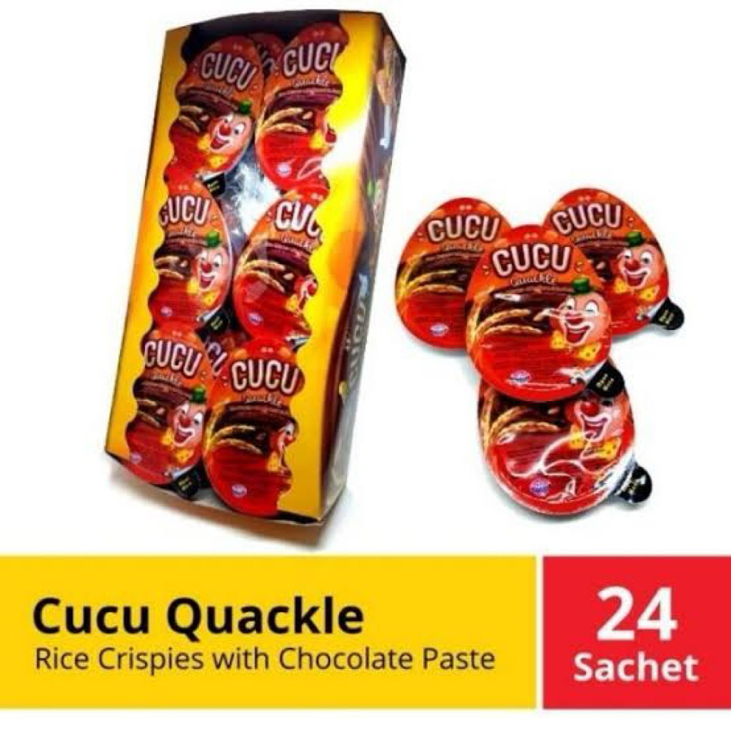 

cucu quackle rice crispies chocolate isi 24pcs