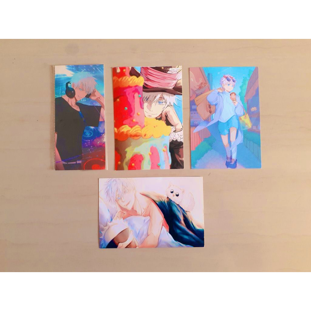 Postcard Kertas Ganteng Jujutsu kaisen jjk Gojo Satoru (take all)
