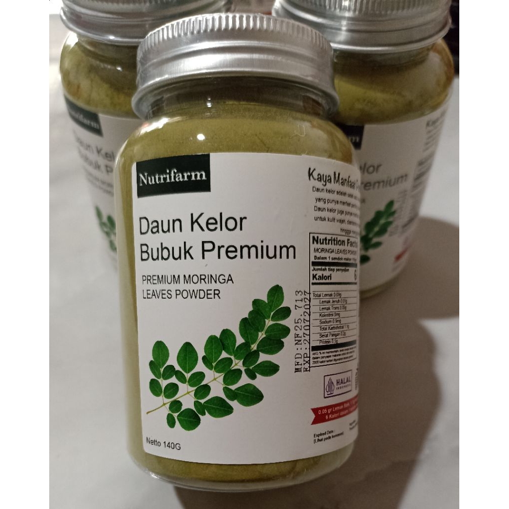 

Nutrifarm Daun Kelor Bubuk Premium / Moringa Leaves Powder (140 g).