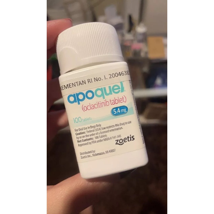 APOQUEL Obat Anti Gatal Dermatitis Alergi Anjing Anabul  / Hewan Tablet Apoquel 3,6mg / 5,4mg / 16mg