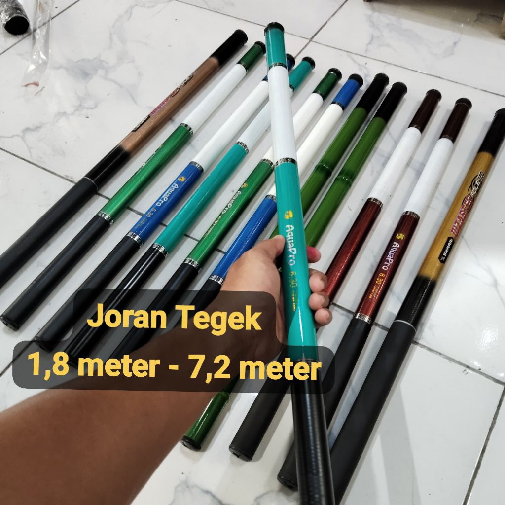 Tegek Bendera 7 meter, Joran Tegek Pancing kuat Tongkat Bendera sholawat