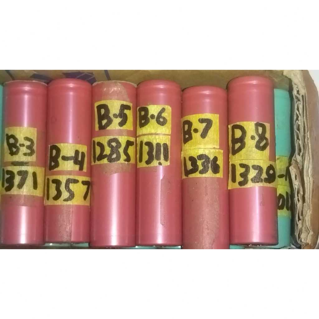 Baterai / Batre 18650 Copotan Laptop Bekas Original. Berkualitas, Kapasitas Real 1000-1400mAh, 4.2V