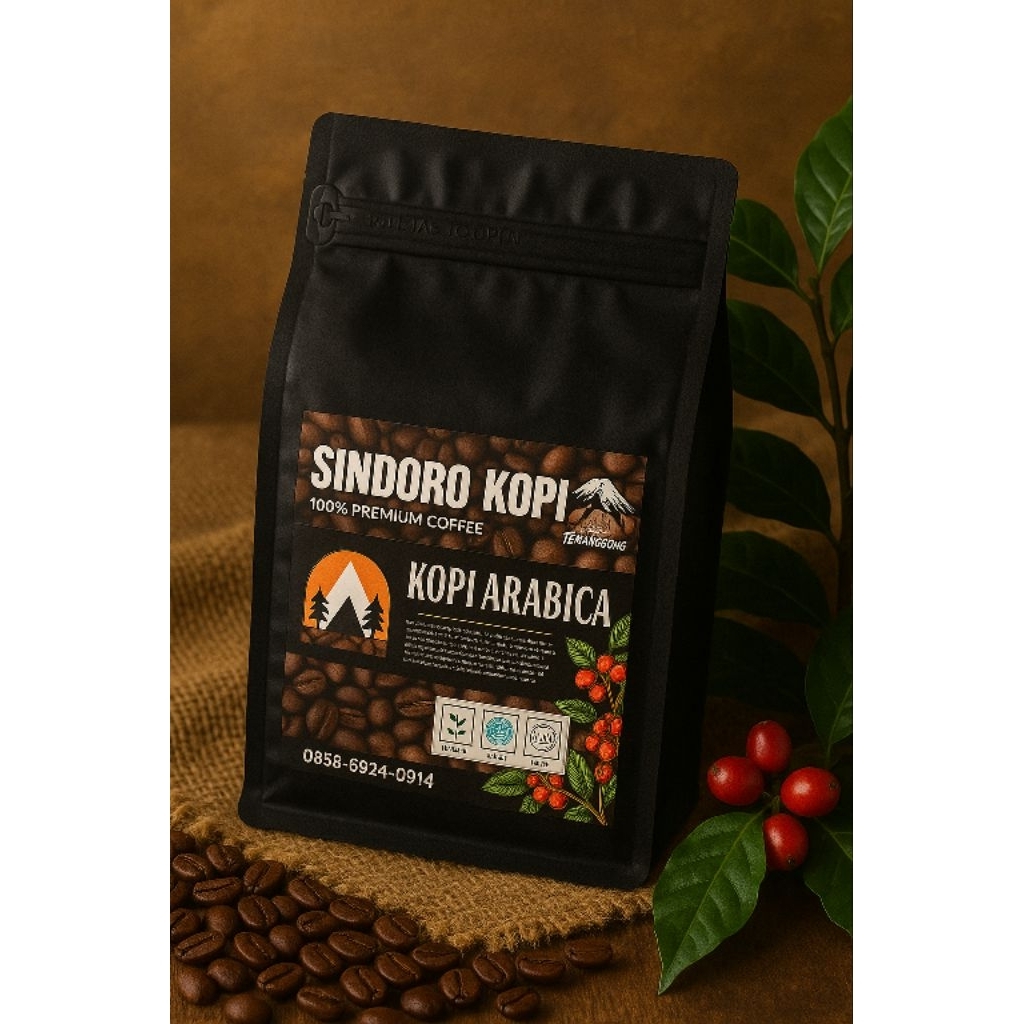 

Kopi Arabica Fullwash Java Sindoro Kopi Temanggung 100gr