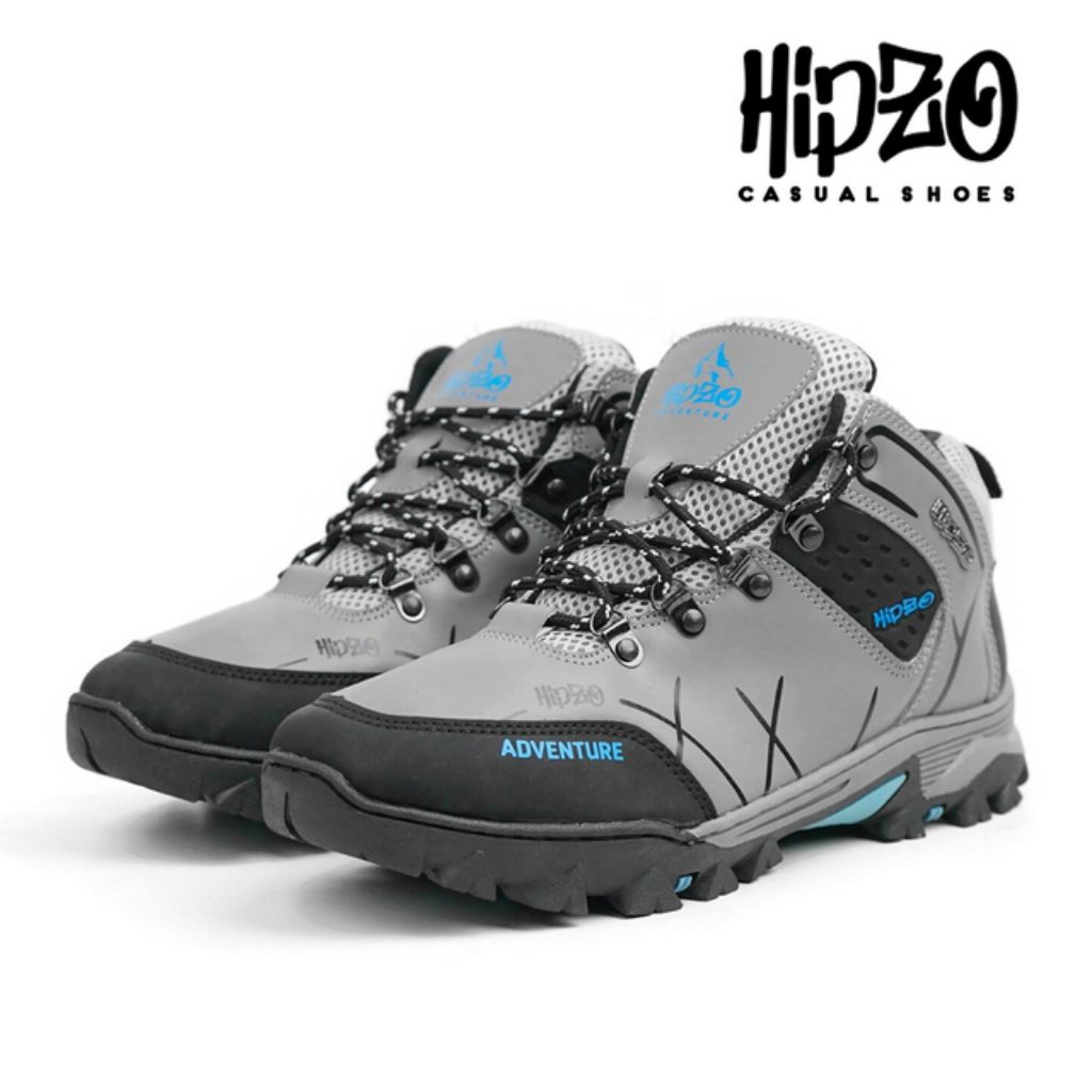 Hipzo - HIPZO Sepatu Gunung Unisex M078 Hiking Boots Anti Slip Outdoor