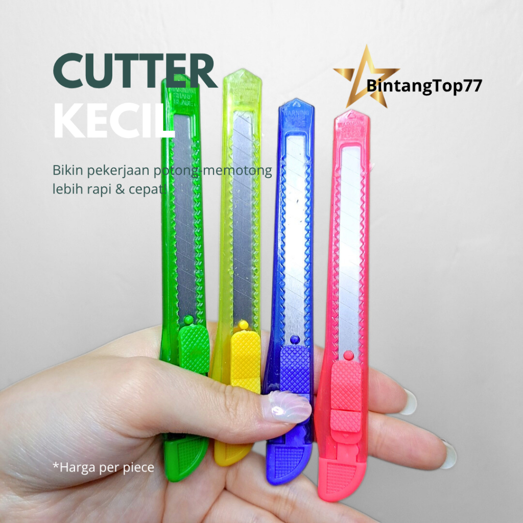 

Alat Pemotong Kertas / Cutter / Gunting Kertas Stainless Steel