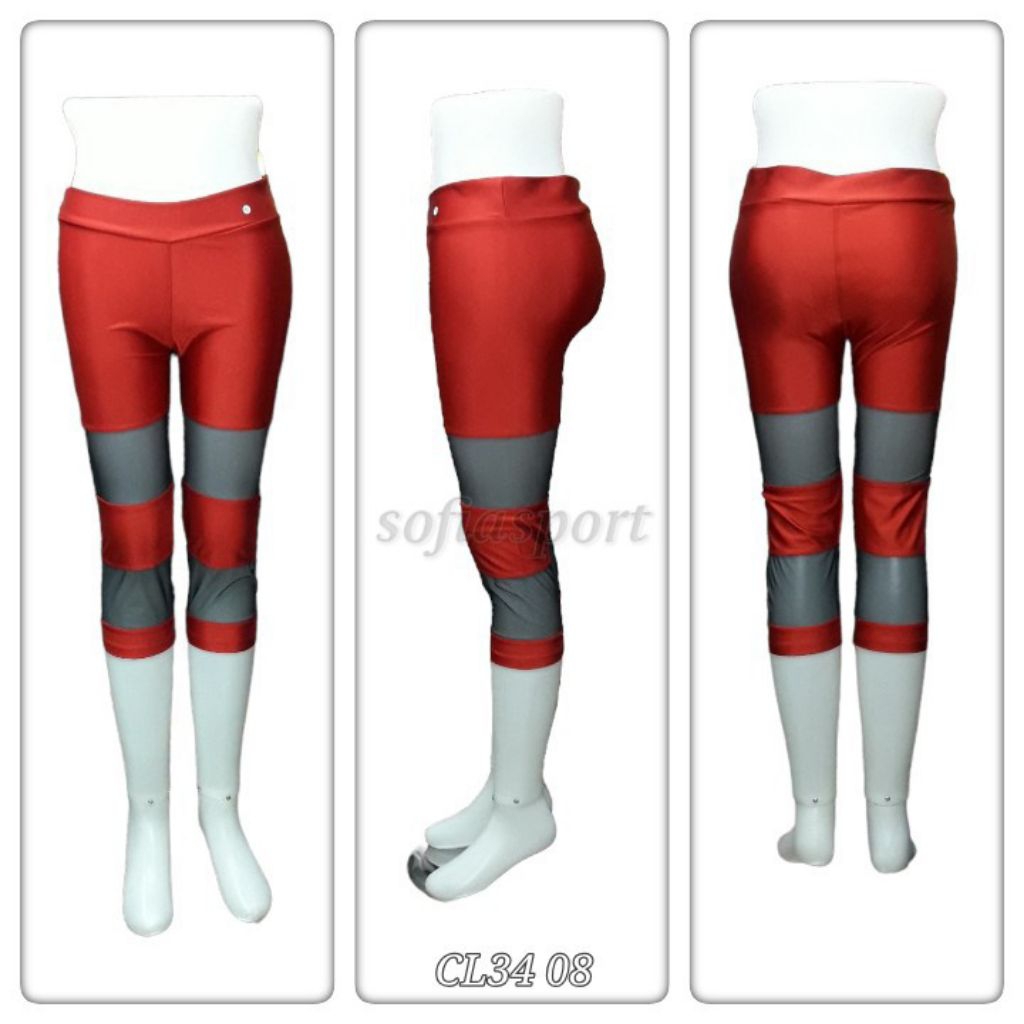 Celana Legging Olahraga Senam Aerobik Wanita