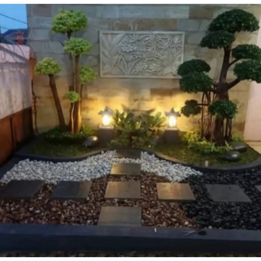 taman bonsai mikro dan anting putri