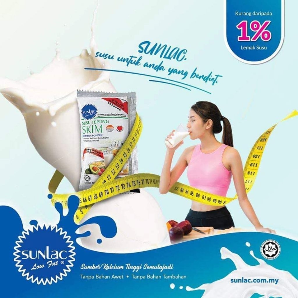 Sunlac Low Fat Susu Bubuk Skim Import (750G) Tbk