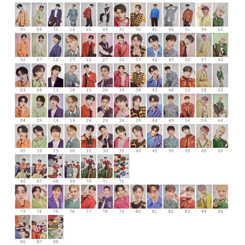 PC Official SEVENTEEN TC Follow to Seoul (Scoups Jeonghan Joshua Vernon Dino Jun Seungkwan Hoshi Min