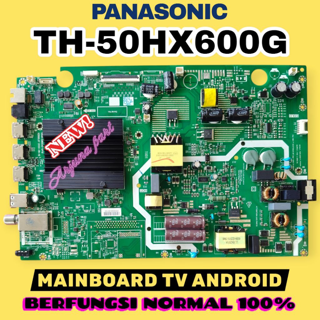 MAINBOARD TV PANASONIC TH-50HX600G / MB TV PANASONIC TH-50HX600G / MESIN TV PANASONIC TH-50HX600G / 